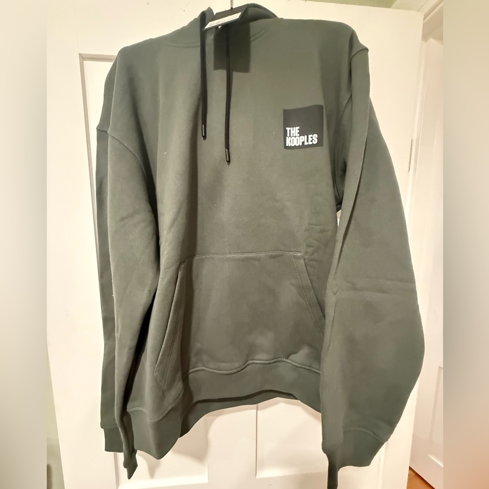 Kooples Size XL Green Hoodie (NEW) $225